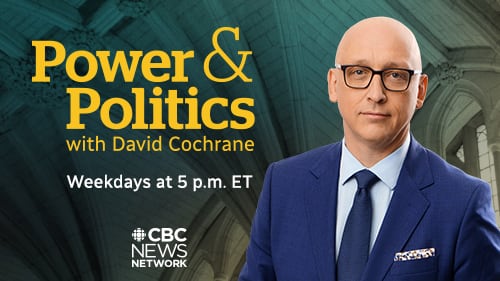 David Cochrane is the host of Power and Politics, weekdays at 5 E.T on CBC News Network.
